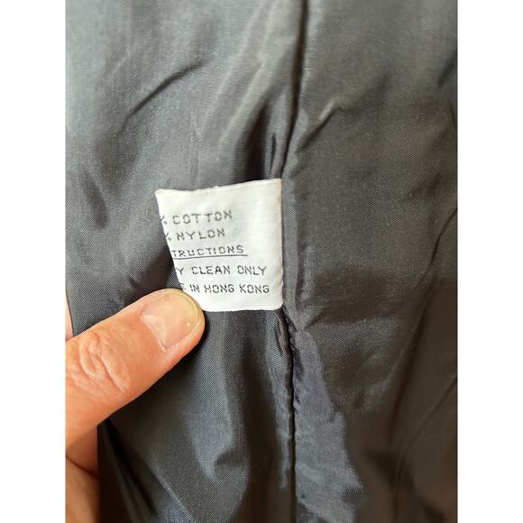 S.B. II. By Bitterman Women's sz L 2 button lined velvet blazer black Vintage - Picture 6 of 10